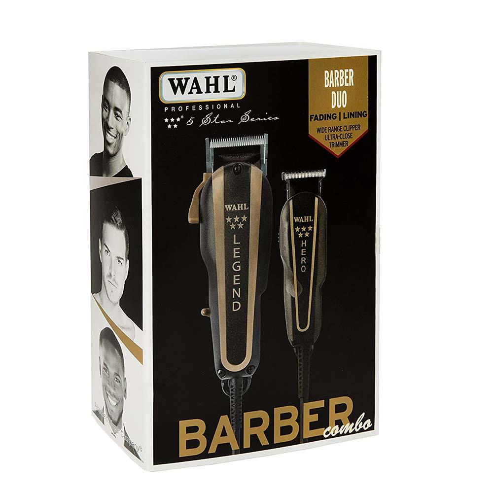 COMBO WAHL BARBER LEGEND Y HERO 2 PZAS WC-8180